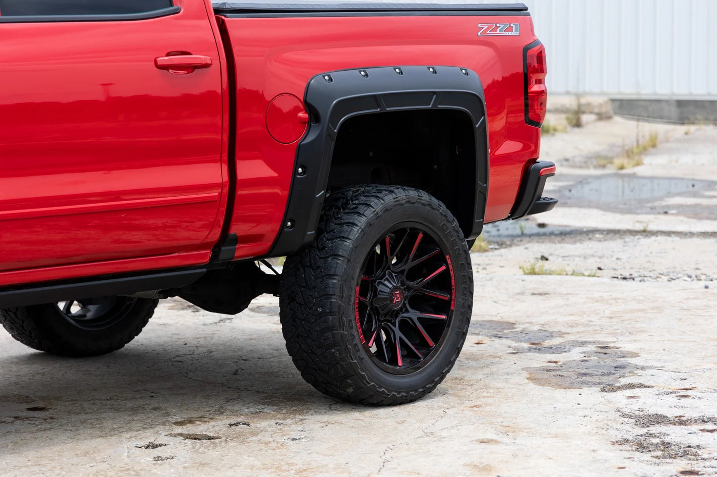 POCKET FENDER FLARES 6'7"/8' BED | CHEVY SILVERADO 1500 (07-13)/2500 HD/3500 HD (07-14)