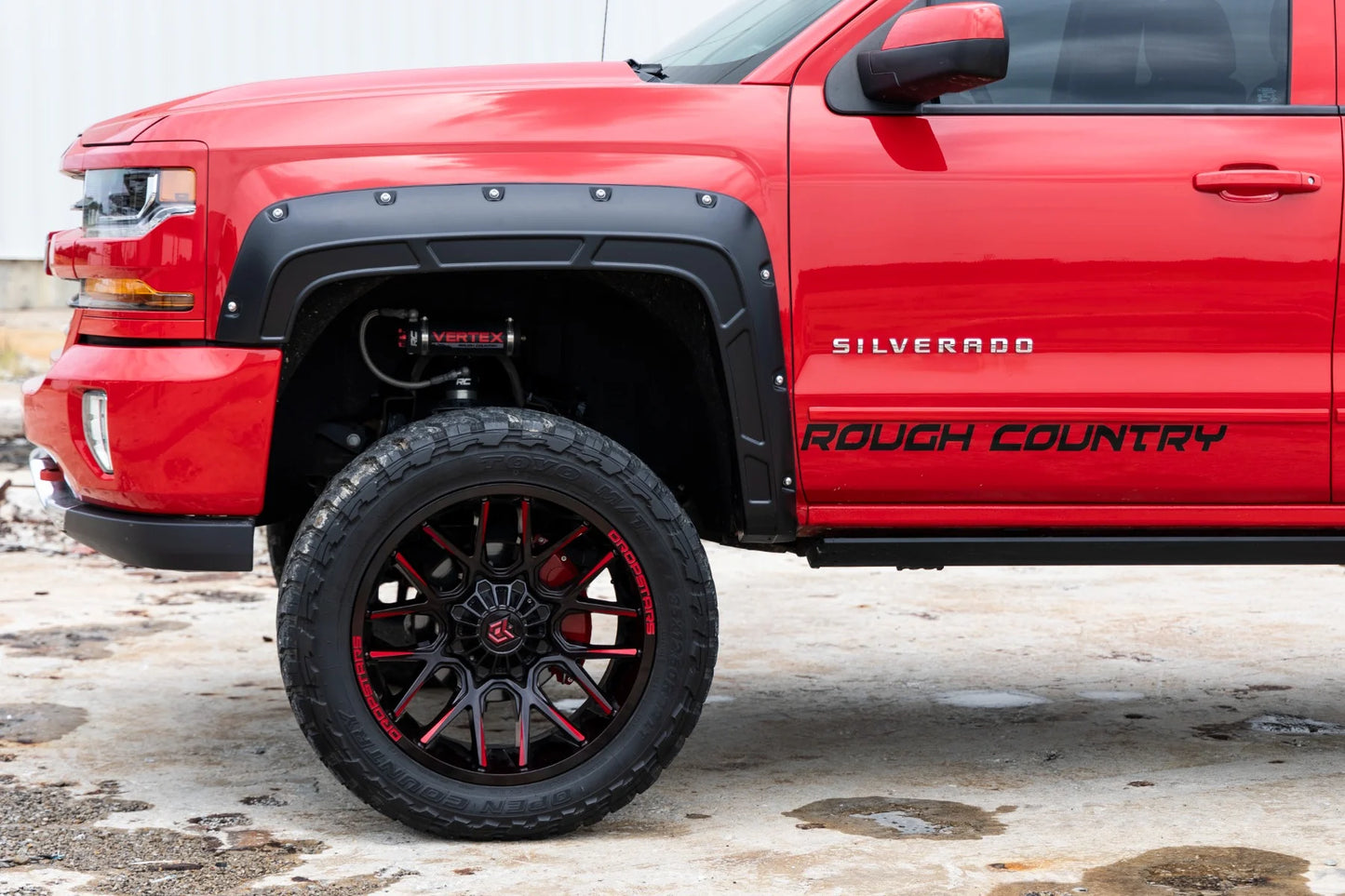POCKET FENDER FLARES 6'7"/8' BED | CHEVY SILVERADO 1500 (07-13)/2500 HD/3500 HD (07-14)