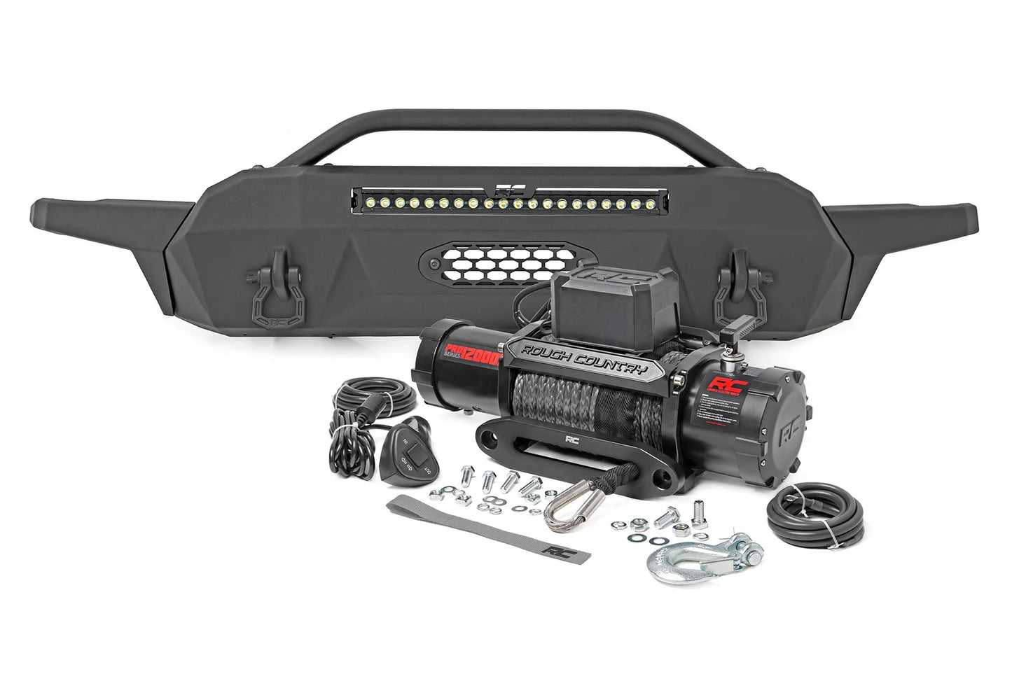 FRONT BUMPER SYNTHETIC ROPE TOYOTA TACOMA 4WD (16-23)