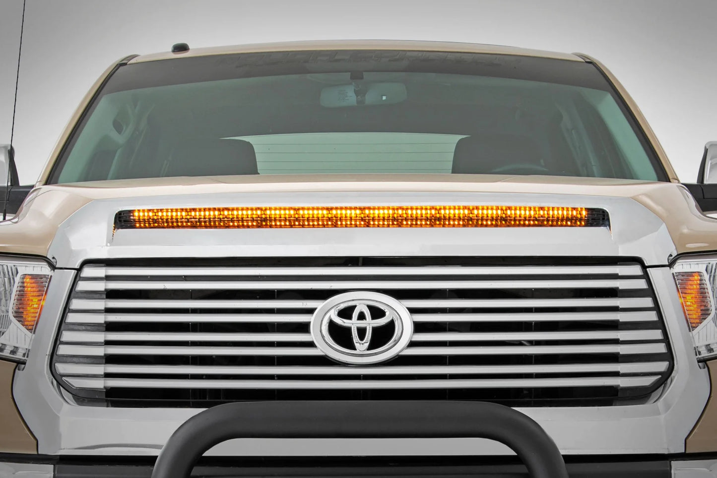 LED LIGHT KIT HOOD BULGE | 40" WHITE/AMBER STRIP | TOYOTA TUNDRA (14-21)