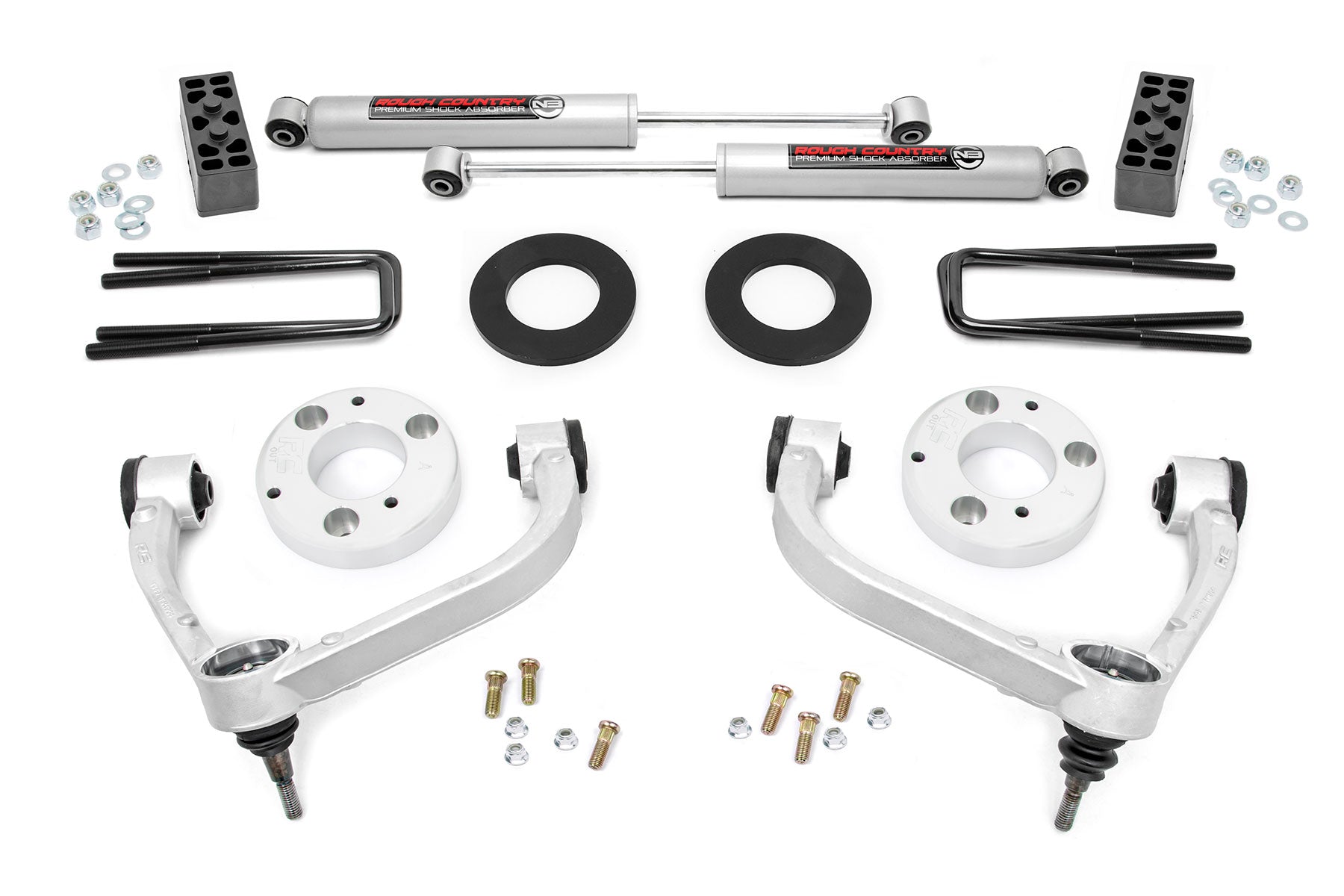 3 Inch Front & Rear Leveling Lift Kit For Ford F-150 2004-2022 (2WD/4WD) - Black