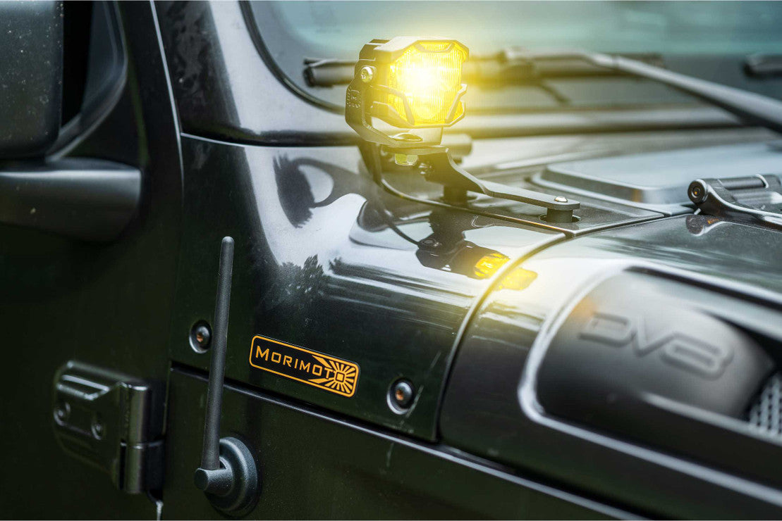 4BANGER LED A-PILLAR SYSTEM: WRANGLER JL (2018+)