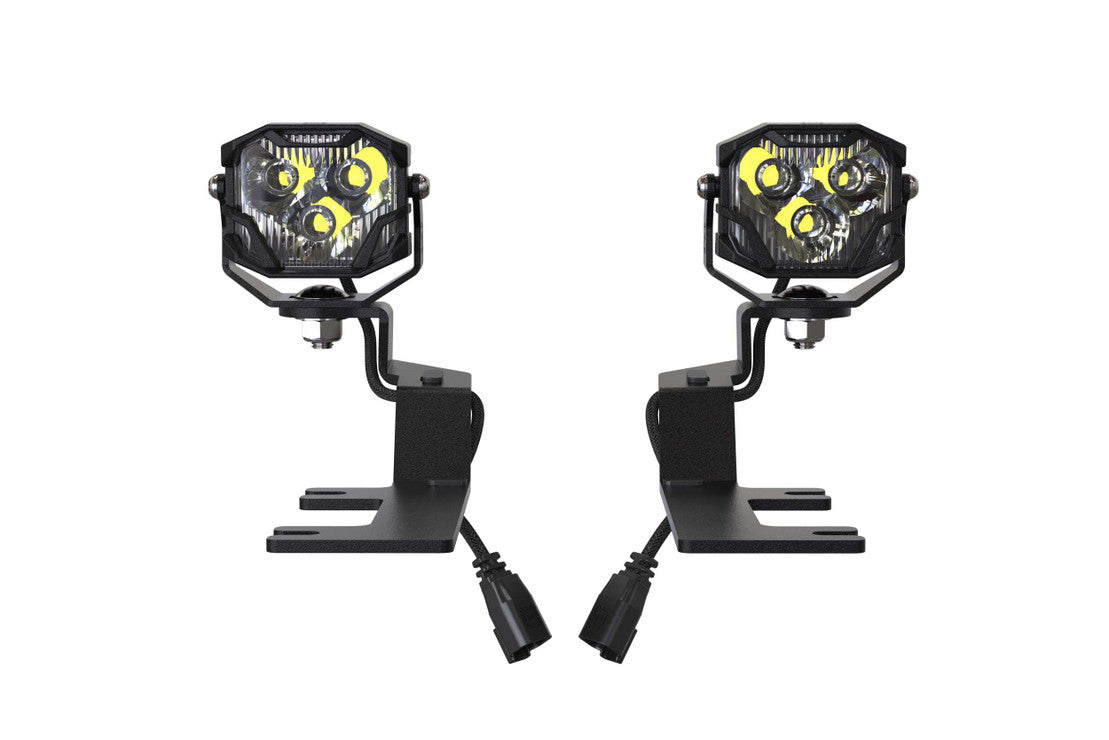4BANGER LED A-PILLAR SYSTEM: GMC SIERRA (14-18)