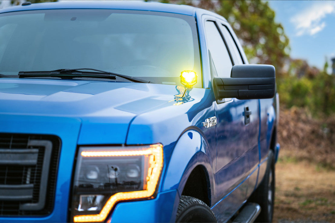 4BANGER LED A-PILLAR SYSTEM: FORD F-150 (09-14)