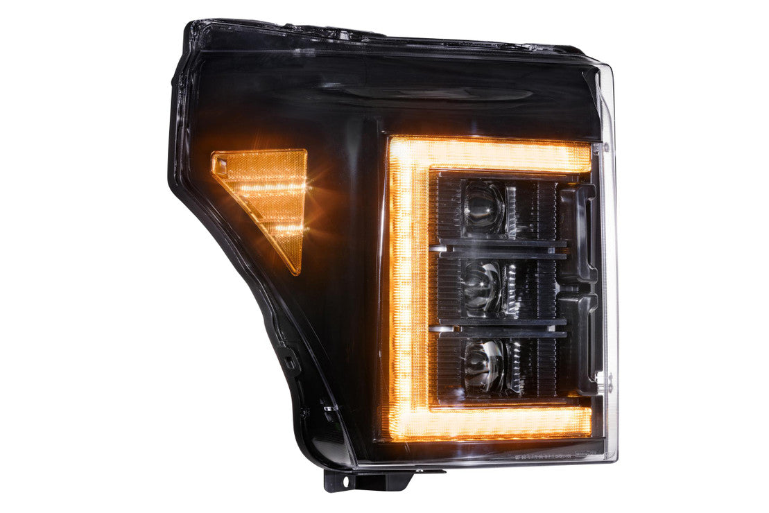 FORD SUPER DUTY (11-16): XB LED HEADLIGHTS (AMBER)