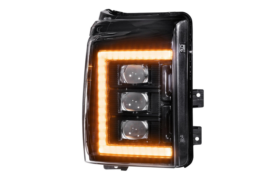 FORD SUPER DUTY (11-16): XB LED HEADLIGHTS (AMBER)
