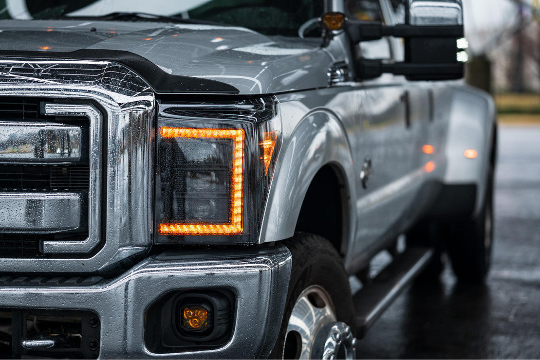 FORD SUPER DUTY (11-16): XB LED HEADLIGHTS (AMBER)
