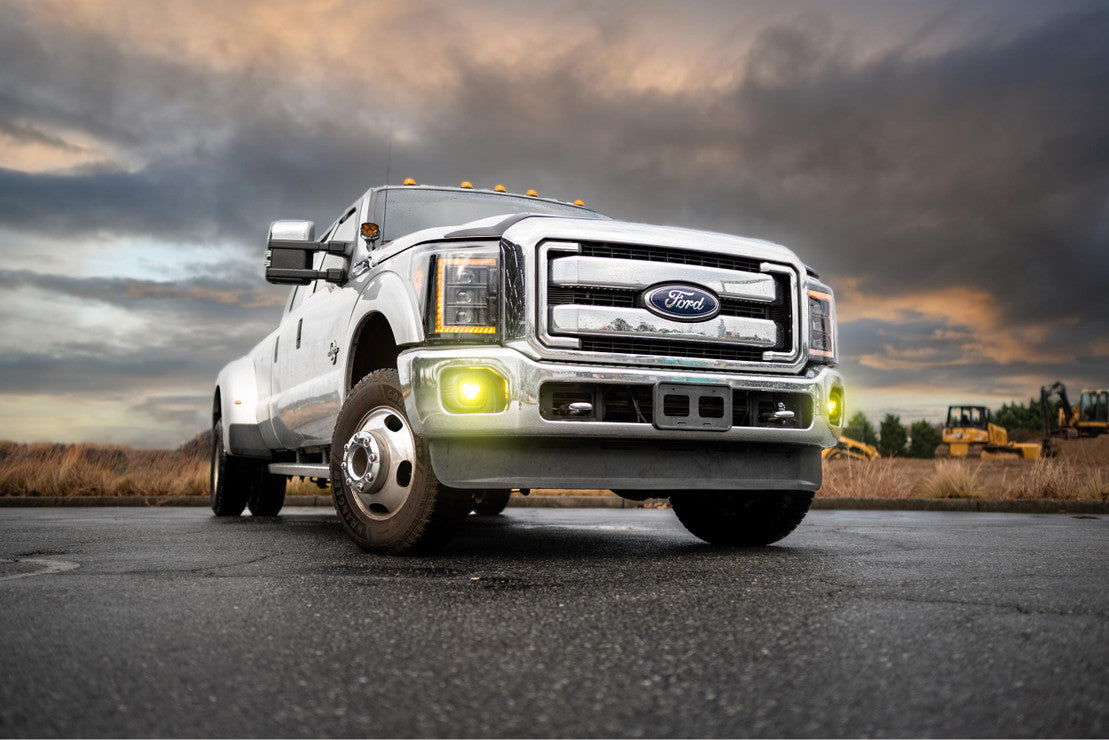 FORD SUPER DUTY (11-16): XB LED HEADLIGHTS (AMBER)