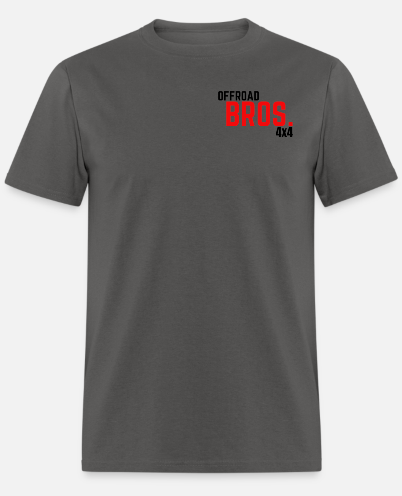 DARK GRAY T-SHIRT BY OFFROAD BROS. 4X4