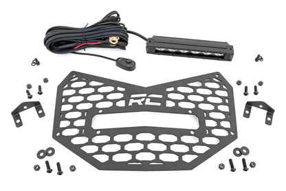 LED LIGHT KIT GRILLE MOUNT | 6" BLACK SLIMLINE | CAN-AM MAVERICK X3