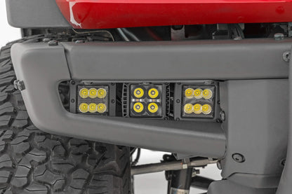 TRIPLE LED FOG LIGHT KIT FORD BRONCO (21-24)