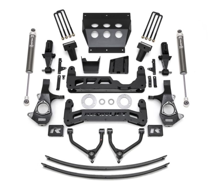 9" LIFT KIT - GM SILVERADO / SIERRA 1500 - 2014-2018 W/ ALUM OR STAMPED STEEL SUSPENSION WITH FALCON 1.1 MONOTUBE SHOCKS