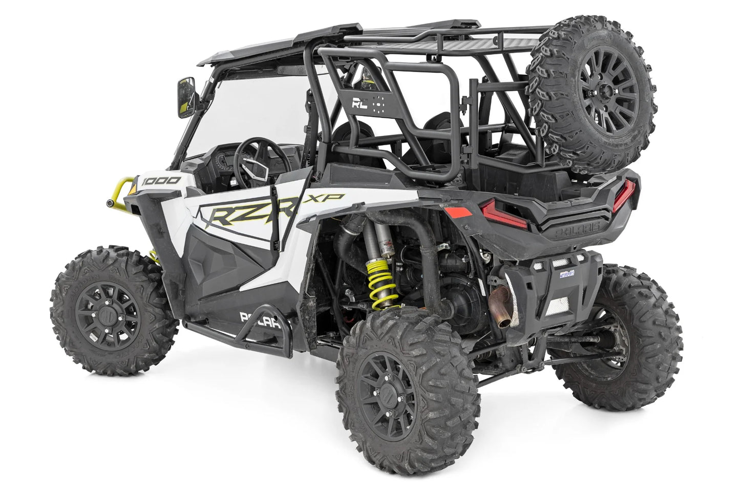 TUBULAR REAR CARGO RACK SPARE TIRE MOUNT | POLARIS RZR XP 1000