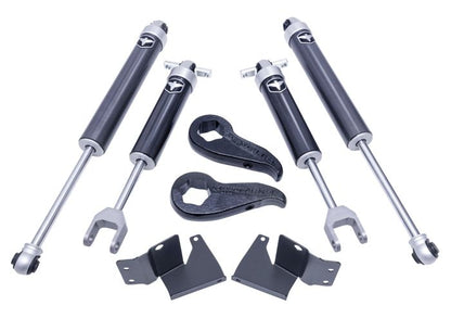 2" FRONT LEVELING KIT W/ FALCON 2.1 SHOCKS AND FORGED TORSION KEY - GM 2500/3500 HD 2020-2026
