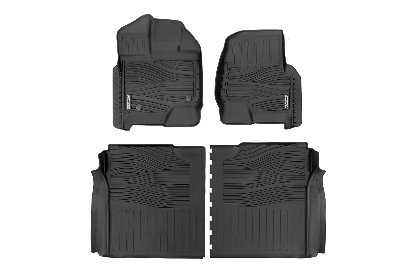 FLEX-FIT FLOOR MATS FR & RR | FORD F-150 (15-24)/F-150 LIGHTNING (22-24)/RAPTOR (17-24)