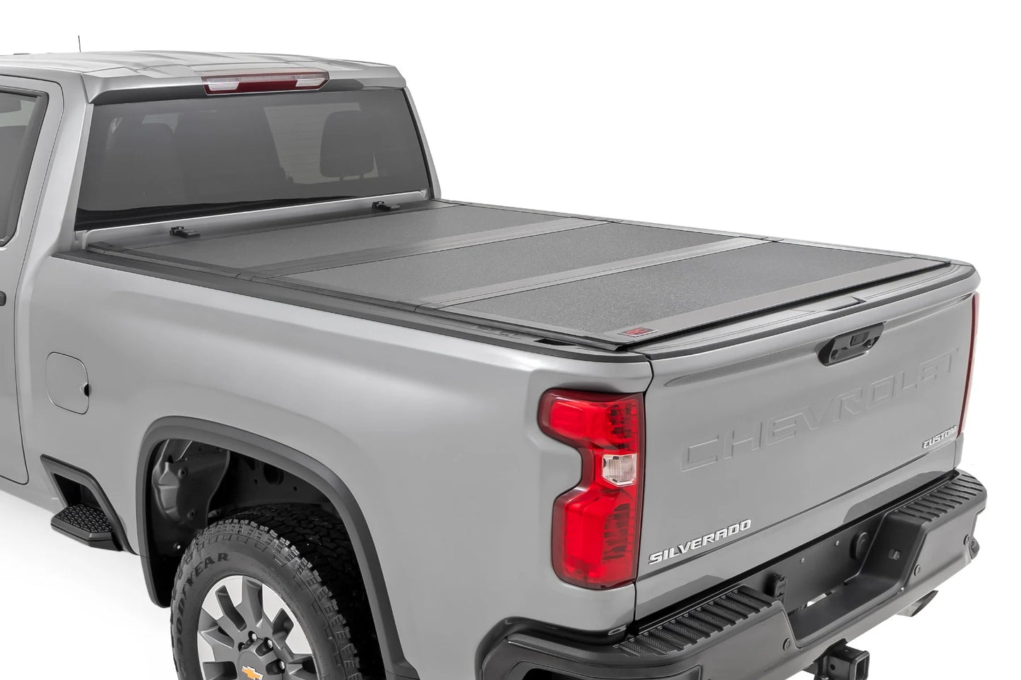 HARD TRI-FOLD FLIP UP BED COVER 6'9" BED | CHEVY/GMC 2500HD (20-25)