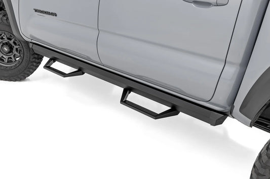 SR2 ADJUSTABLE ALUMINUM STEPS DOUBLE CAB | TOYOTA TACOMA 2WD/4WD (05-23)