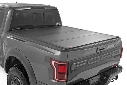 HARD TRI-FOLD FLIP UP BED COVER 5'7" BED | FORD F-150 (21-24)/F-150 LIGHTNING (22-24)