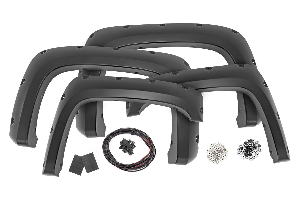 POCKET FENDER FLARES 6'7" & 8' BED | CHEVY SILVERADO 1500/2500HD/3500HD (07-14)
