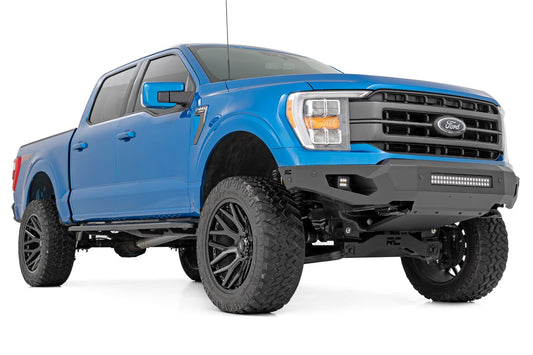 HIGH CLEARANCE FRONT BUMPER LED LIGHTS & SKID PLATE | FORD F-150 (21-23)