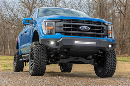 HIGH CLEARANCE FRONT BUMPER LED LIGHTS & SKID PLATE | FORD F-150 (21-23)