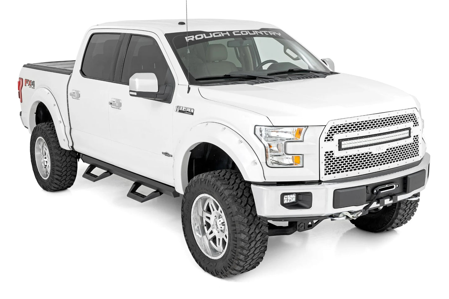 SRX2 ADJ ALUMINUM STEP CREW CAB | FORD F-150/LIGHTNING/F-250/F-350/RAPTOR (15-24)