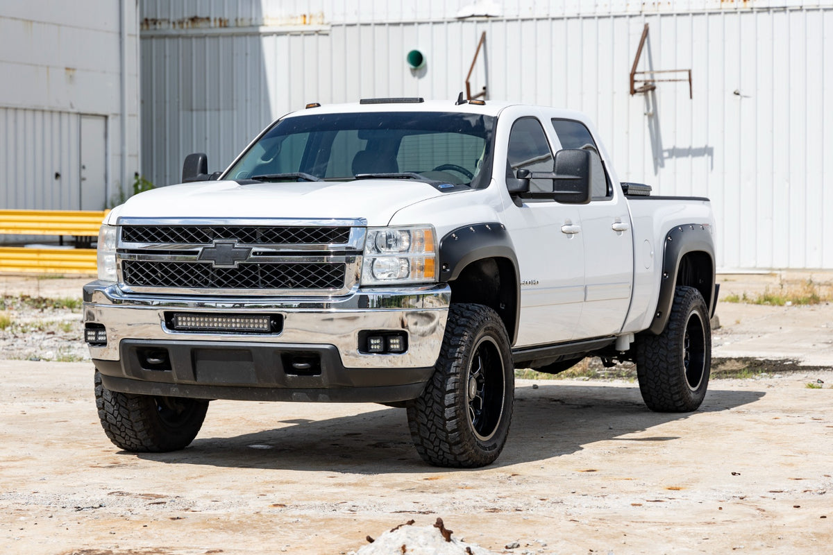POCKET FENDER FLARES 6'7" & 8' BED | CHEVY SILVERADO 1500/2500HD/3500HD (07-14)