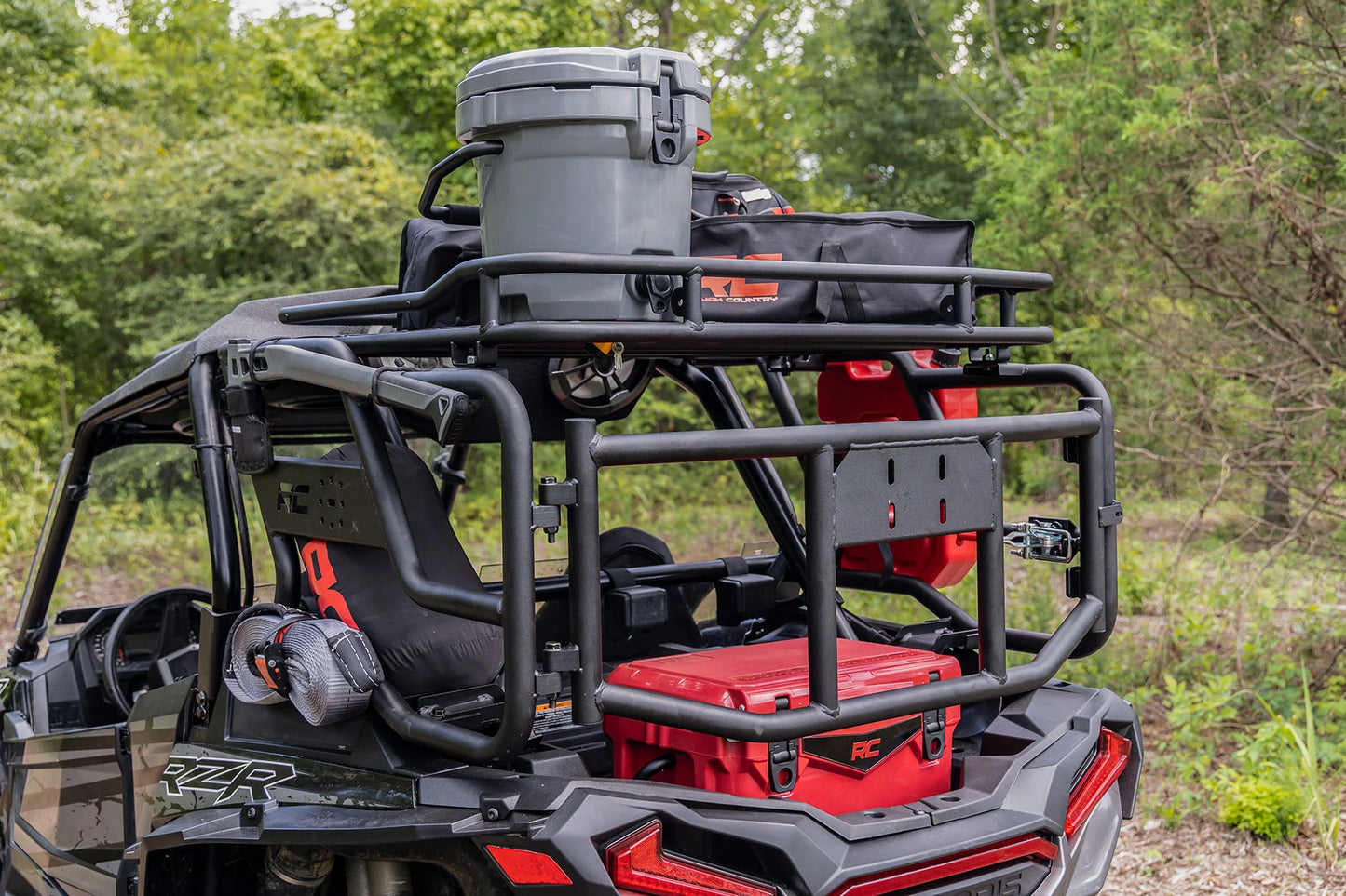 TUBULAR REAR CARGO RACK SPARE TIRE MOUNT | POLARIS RZR XP 1000