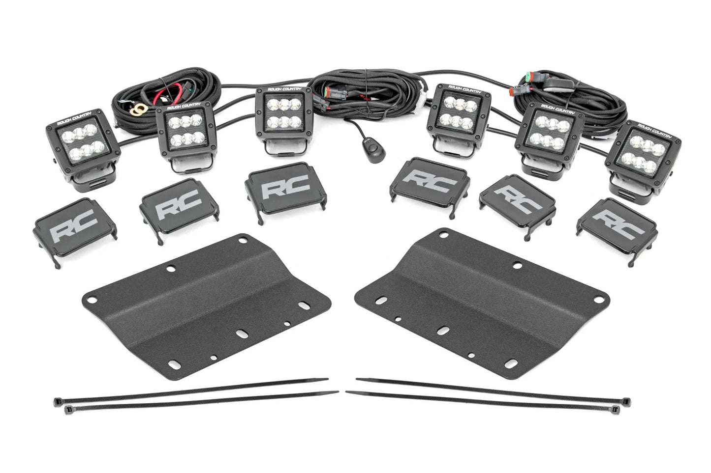 TRIPLE LED FOG LIGHT KIT FORD BRONCO (21-24)