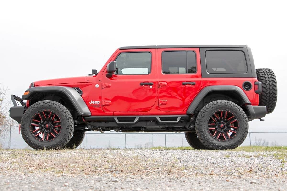 SIDE STEPS FOR 2019-2024 JEEP WRANGLER SPORT/SAHARA/RUBICON