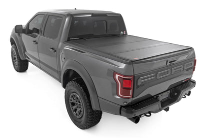 HARD TRI-FOLD FLIP UP BED COVER 5'7" BED | FORD F-150 (21-24)/F-150 LIGHTNING (22-24)