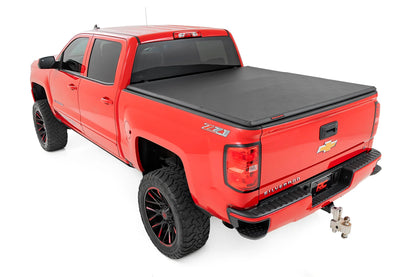 Soft Tri-Fold Bed Cover Chevy/GMC 1500 (2014-2018)