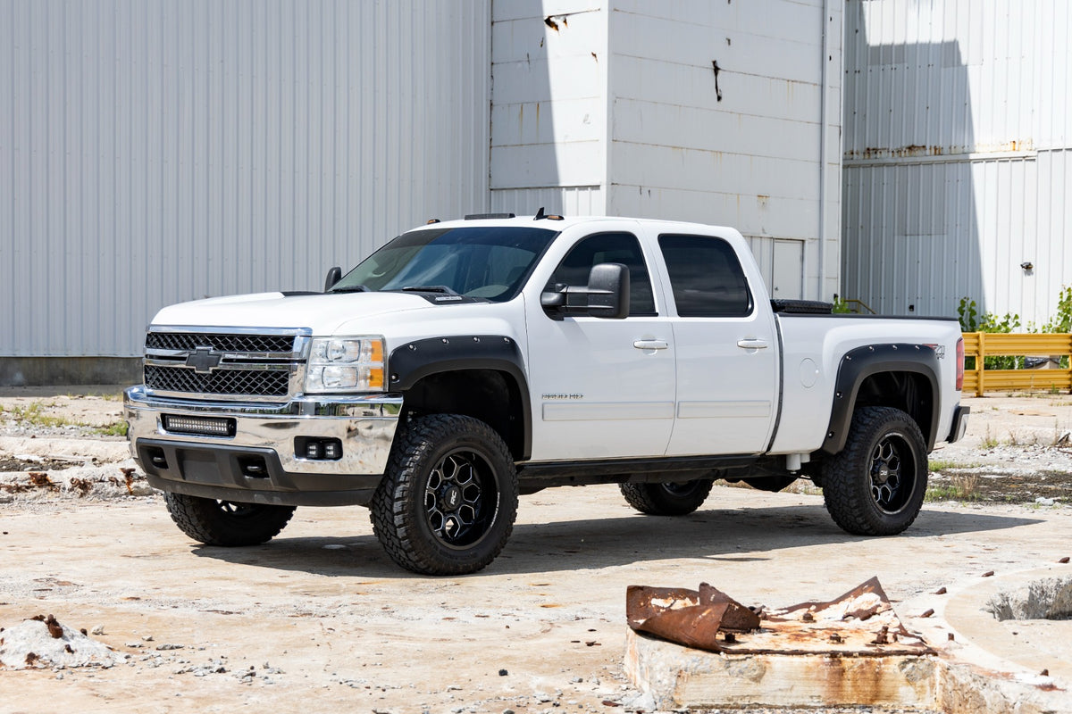 POCKET FENDER FLARES 6'7" & 8' BED | CHEVY SILVERADO 1500/2500HD/3500HD (07-14)