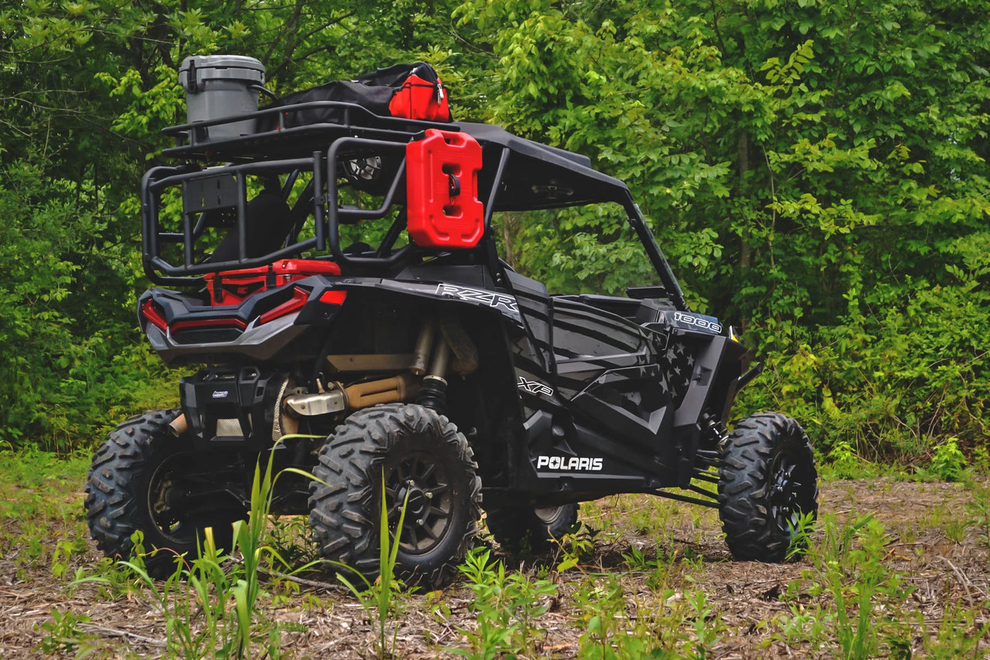 TUBULAR REAR CARGO RACK SPARE TIRE MOUNT | POLARIS RZR XP 1000