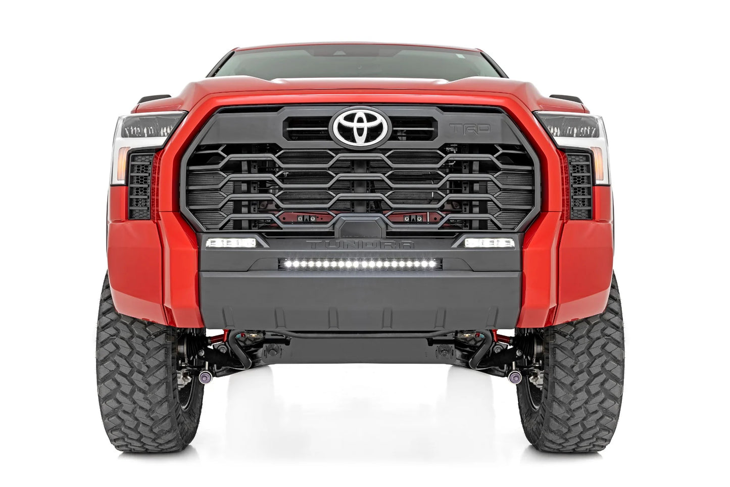 LED LIGHT KIT BUMPER MOUNT | 20" BLACK SLIM LINE | TOYOTA TUNDRA (22-24)