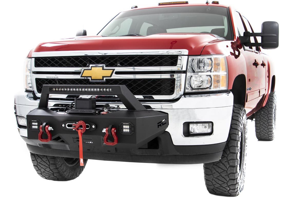 EXO WINCH MOUNT KIT CHEVY SILVERADO 2500 HD/3500 HD 2WD/4WD (2011-2019)