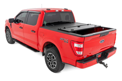 HARD FOLDING BED COVER 5'7" BED | FORD F-150/F-150 LIGHTNING/RAPTOR (15-23)