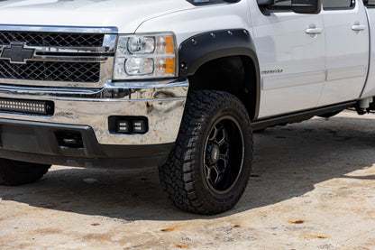POCKET FENDER FLARES 6'7" & 8' BED | CHEVY SILVERADO 1500/2500HD/3500HD (07-14)