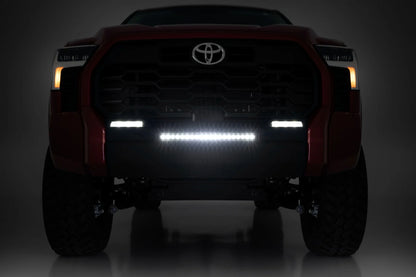 LED LIGHT KIT BUMPER MOUNT | 20" BLACK SLIM LINE | TOYOTA TUNDRA (22-24)