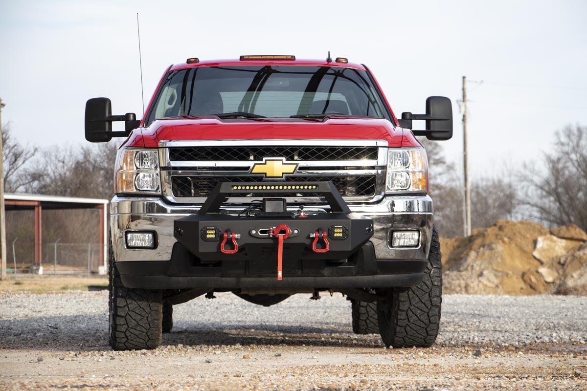 EXO WINCH MOUNT KIT CHEVY SILVERADO 2500 HD/3500 HD 2WD/4WD (2011-2019)