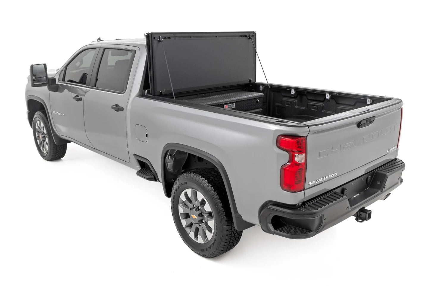 HARD TRI-FOLD FLIP UP BED COVER 6'9" BED | CHEVY/GMC 2500HD (20-25)