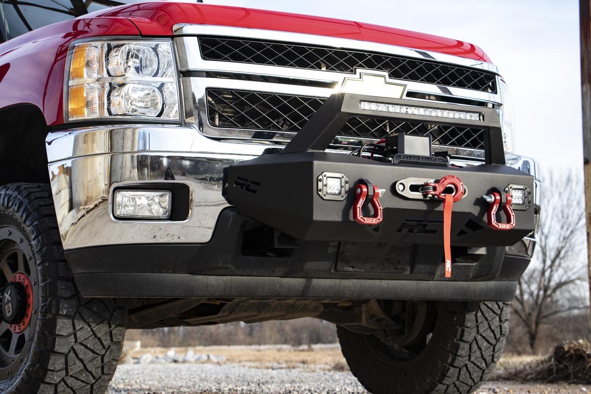 EXO WINCH MOUNT KIT CHEVY SILVERADO 2500 HD/3500 HD 2WD/4WD (2011-2019)