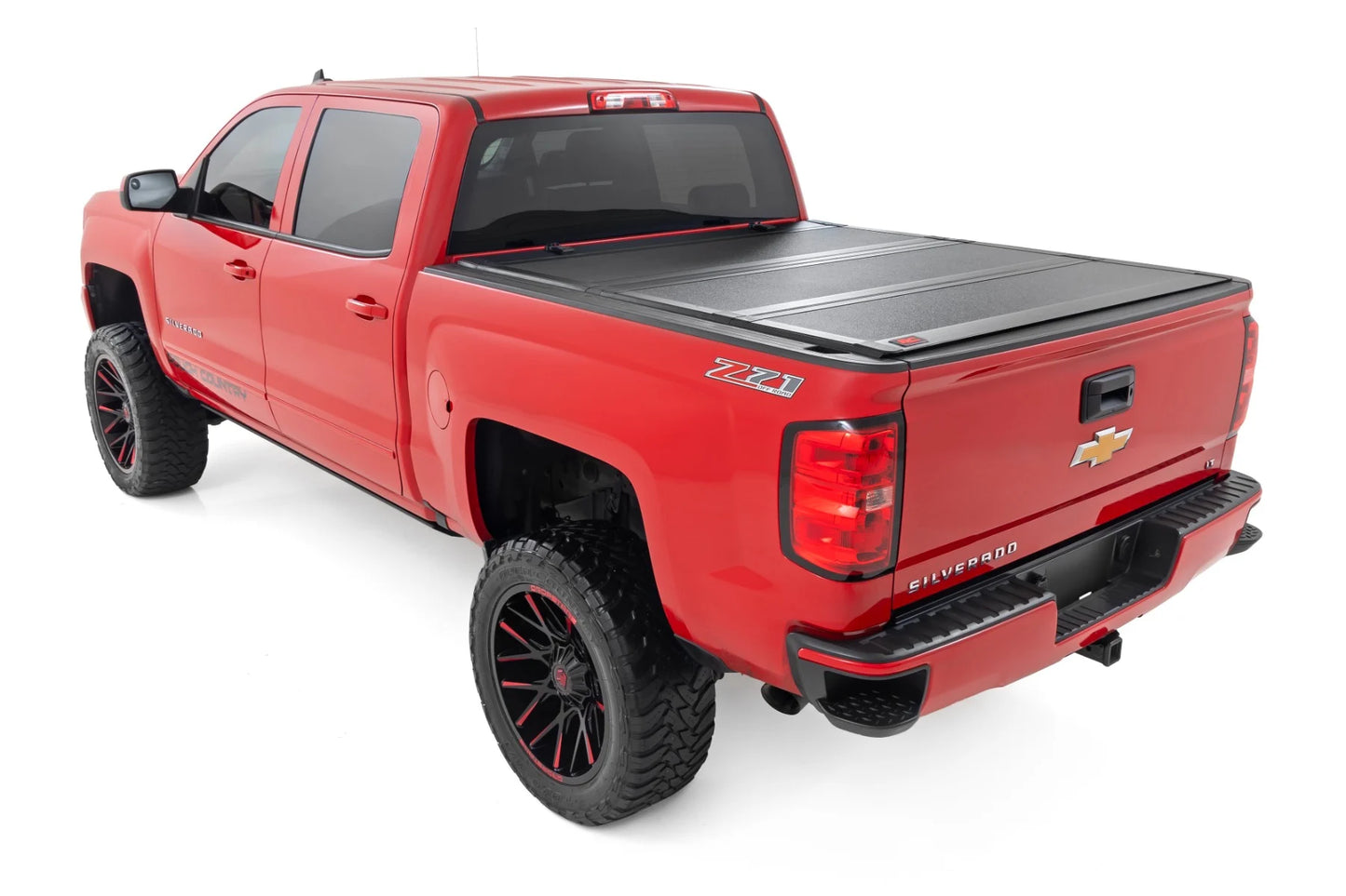 HARD TRI-FOLD FLIP UP BED COVER CHEVY/GMC 1500/2500HD/3500HD (14-19)