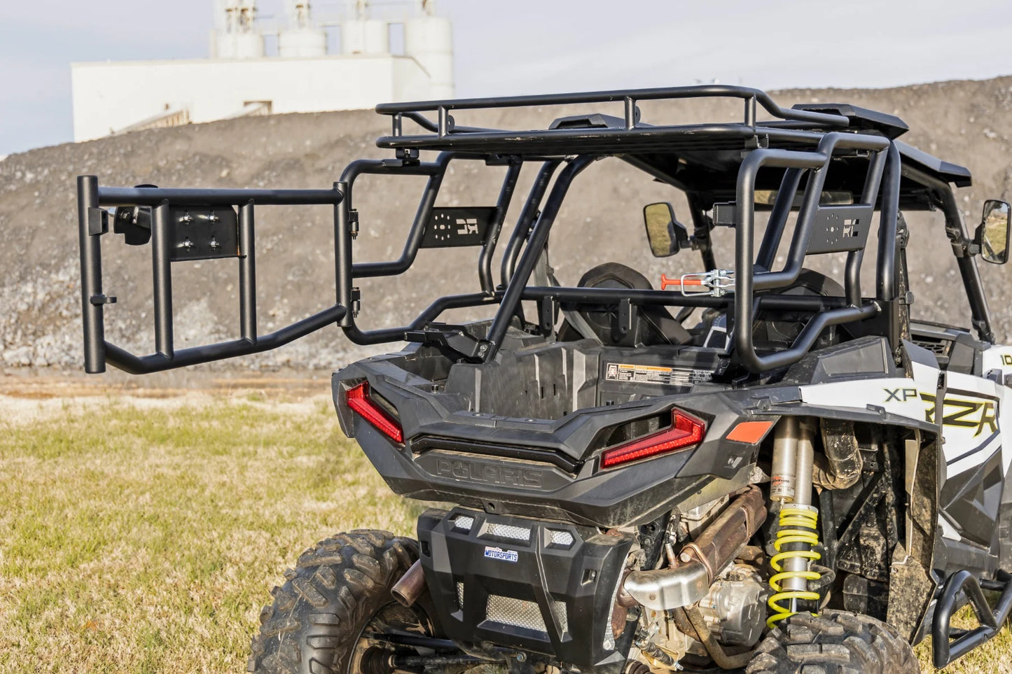 TUBULAR REAR CARGO RACK SPARE TIRE MOUNT | POLARIS RZR XP 1000