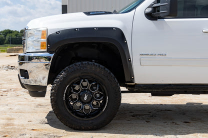 POCKET FENDER FLARES 6'7" & 8' BED | CHEVY SILVERADO 1500/2500HD/3500HD (07-14)