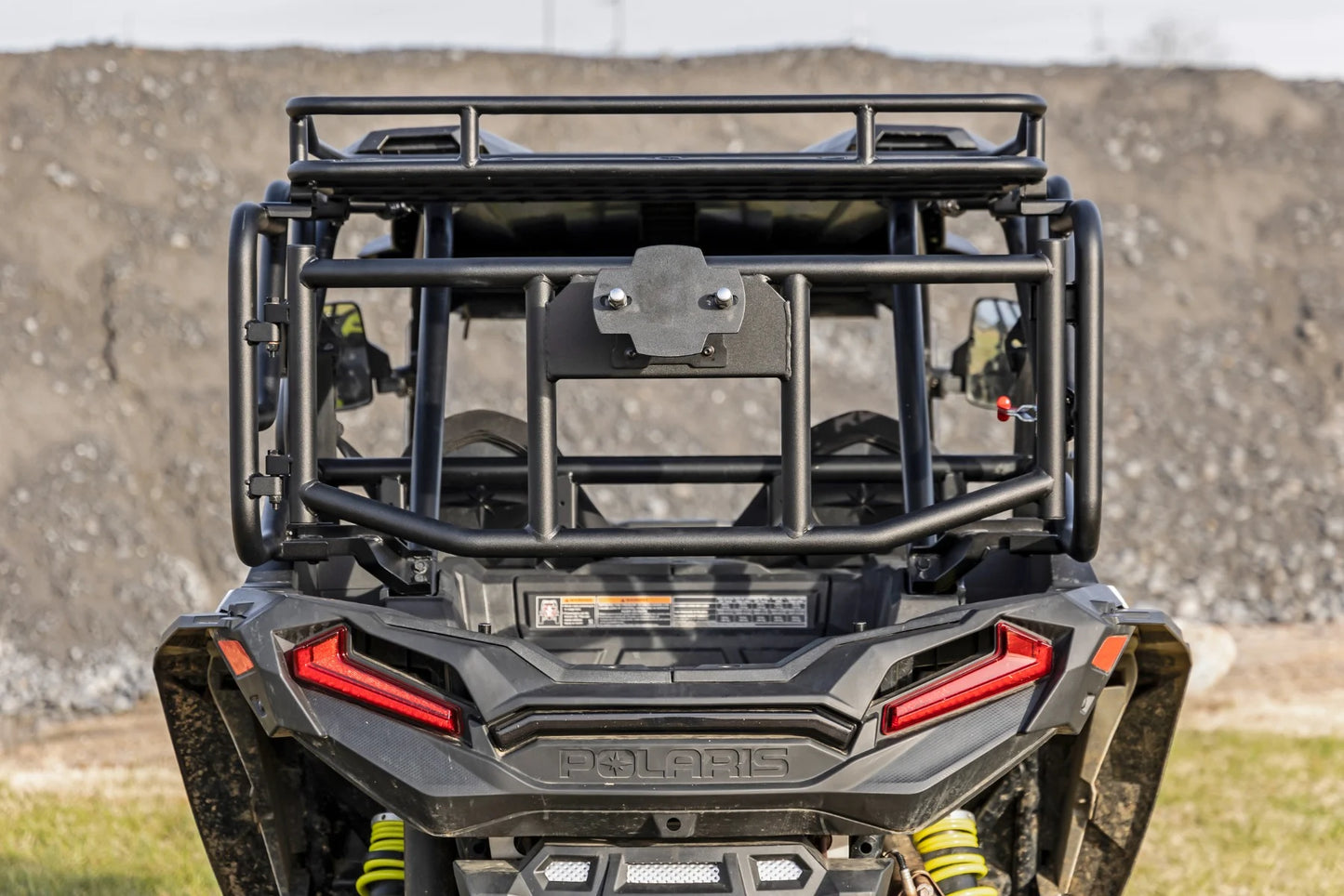 TUBULAR REAR CARGO RACK SPARE TIRE MOUNT | POLARIS RZR XP 1000