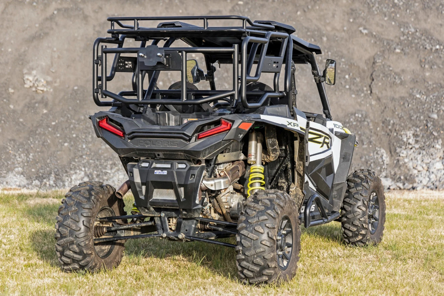 TUBULAR REAR CARGO RACK SPARE TIRE MOUNT | POLARIS RZR XP 1000