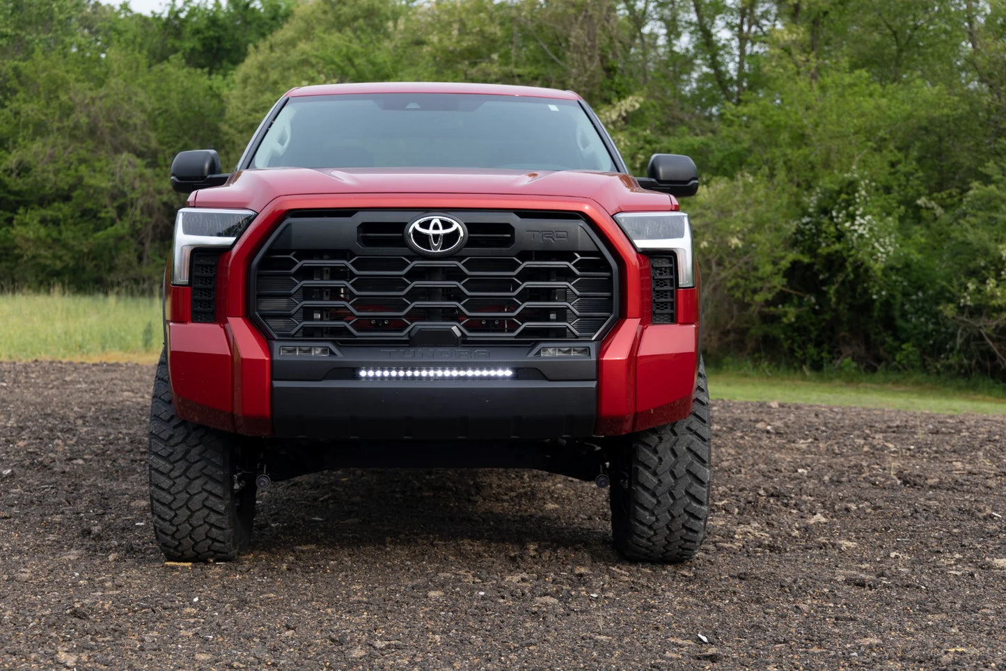 LED LIGHT KIT BUMPER MOUNT | 20" BLACK SLIM LINE | TOYOTA TUNDRA (22-24)