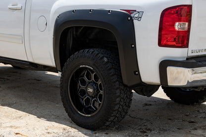 POCKET FENDER FLARES 6'7" & 8' BED | CHEVY SILVERADO 1500/2500HD/3500HD (07-14)