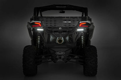 LED LIGHT KIT TAIL LIGHT MOUNT | 6" BLACK SLIMLINE PAIR | CAN-AM MAVERICK X3